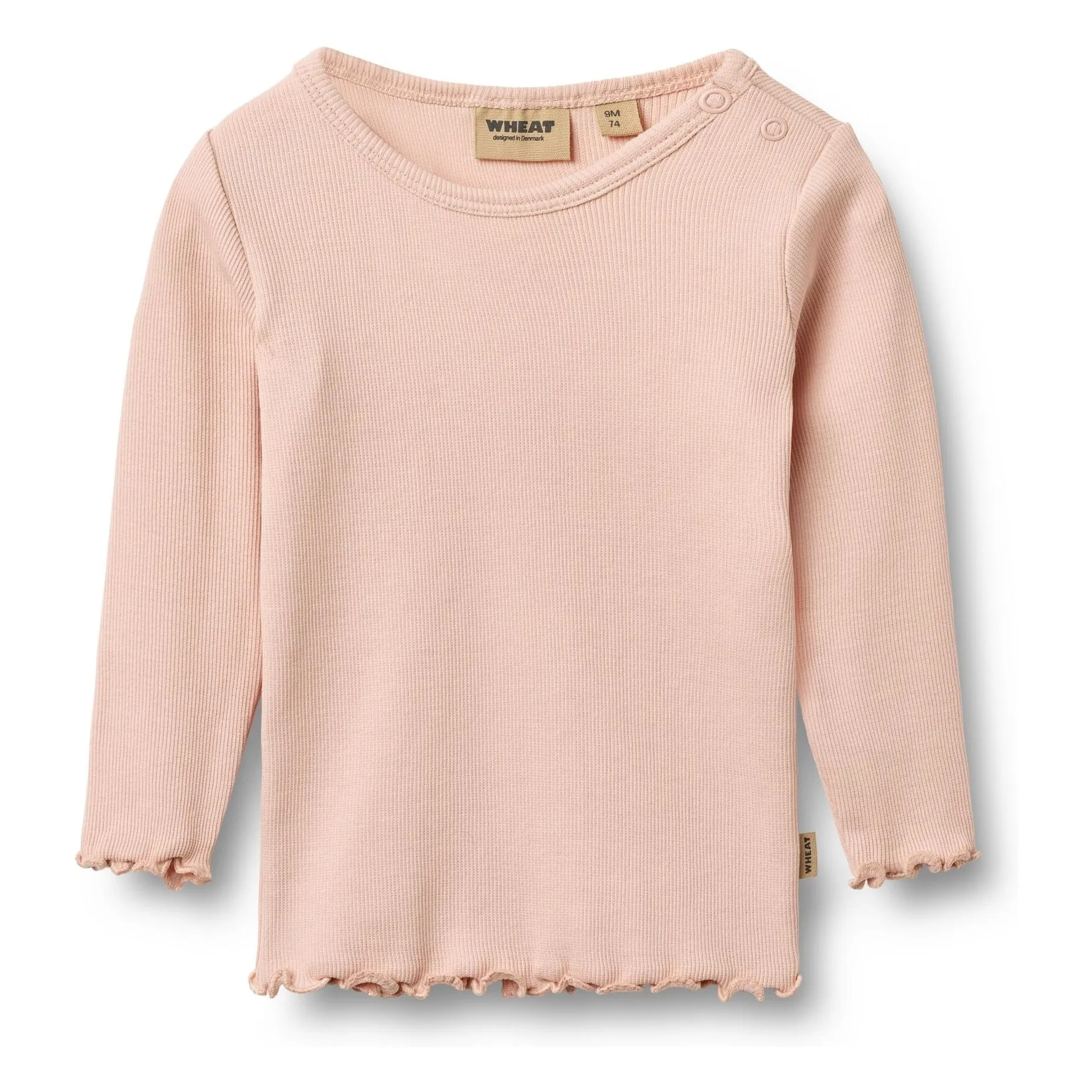 Wheat Pale Pink Ida Organic Cotton T-Shirt