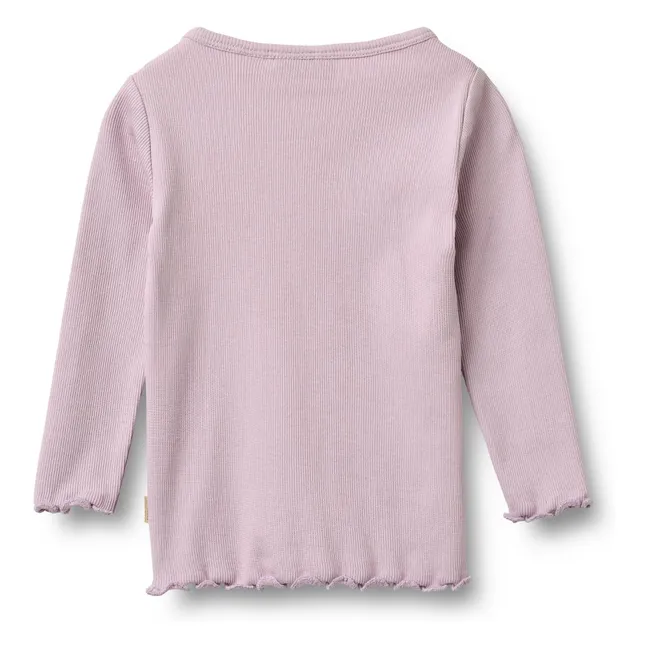 Ida organic cotton T-shirt | Lavender