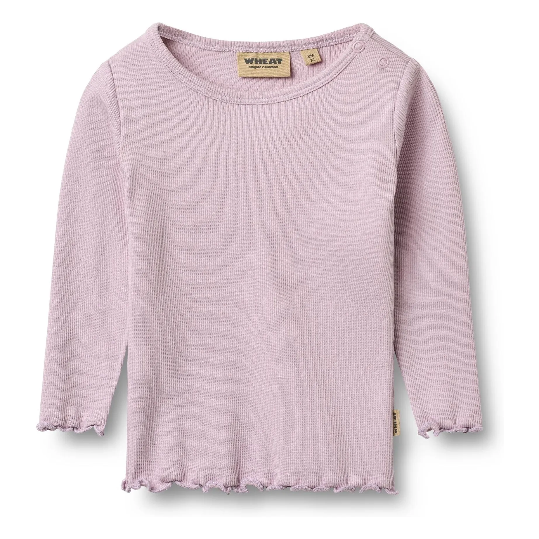 Wheat Lavender Ida Organic Cotton T-Shirt