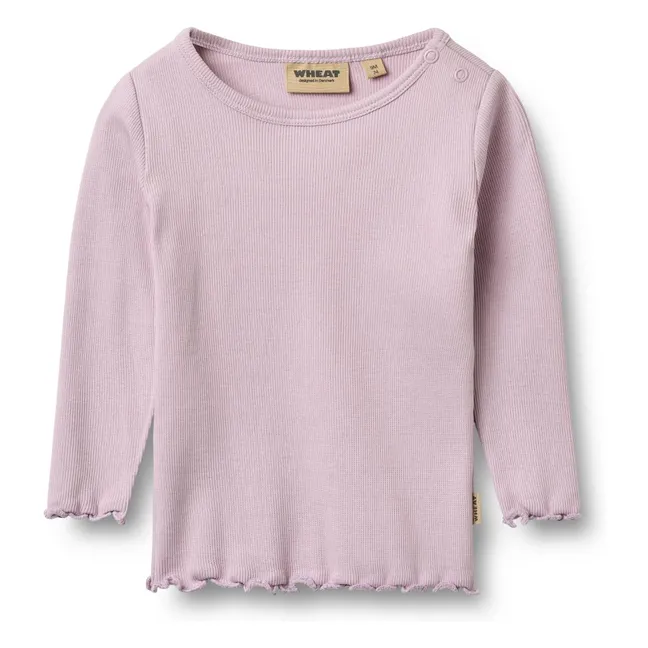 Ida organic cotton T-shirt | Lavender