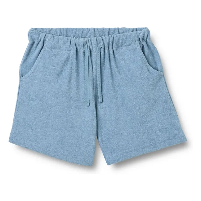 Pantalón corto de jersey Kalle Algodón orgánico | Azul