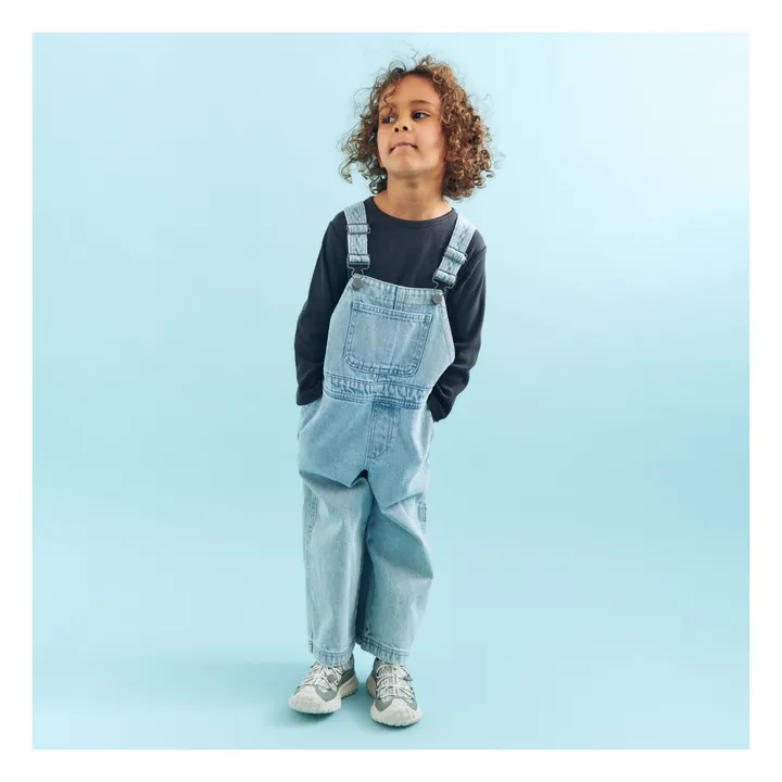 Peto de algodón orgánico Marley Denim | Azul Claro- Imagen del producto n°2