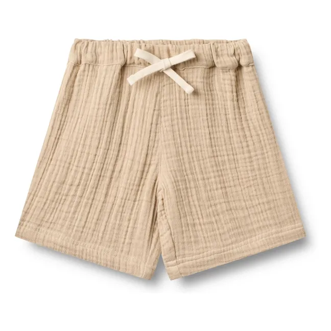 Pantalones cortos Atlasz de algodón orgánico | Arena