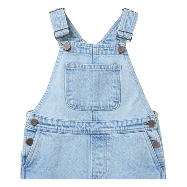 Denim Marley Organic Cotton Dungarees | Light Blue