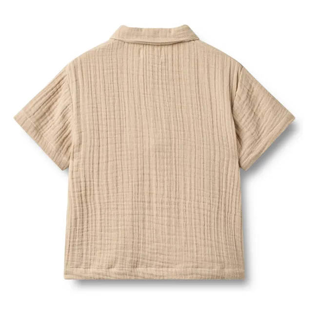 Camisa de algodón orgánico Svend | Arena