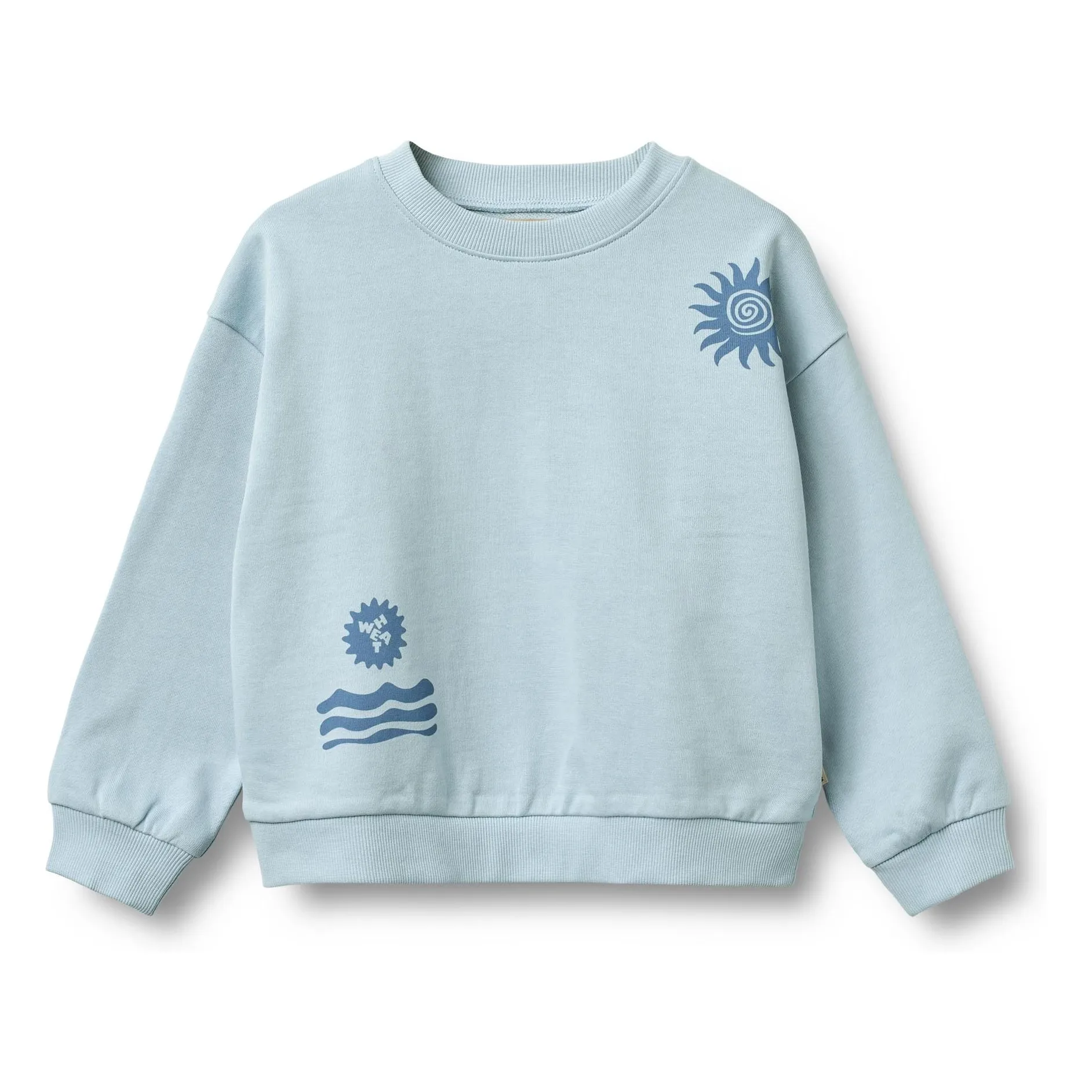 Wheat Light Blue Casey Organic Cotton Sweatshirt