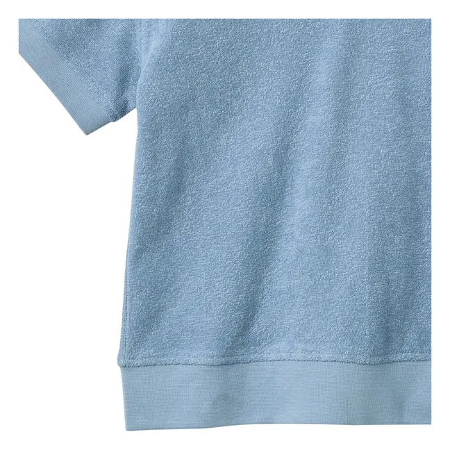 Polo Marlo de algodón orgánico | Azul Claro