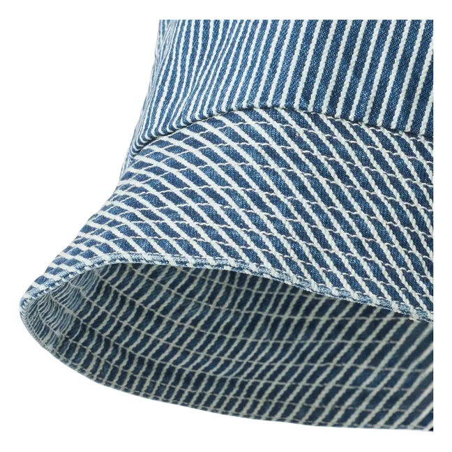 Bob Charlie Rayé Coton Bio | Bleu