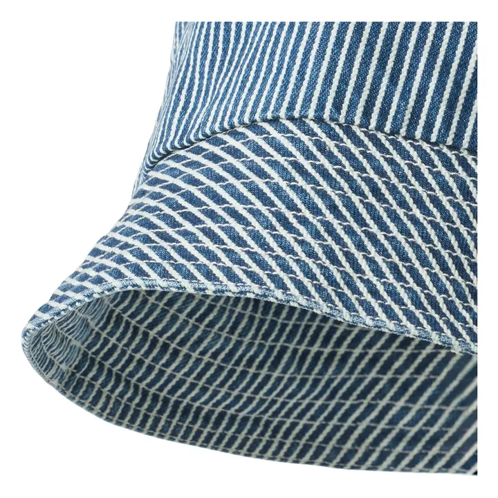 Algodón orgánico a rayas Bob Charlie | Azul- Imagen del producto n°2