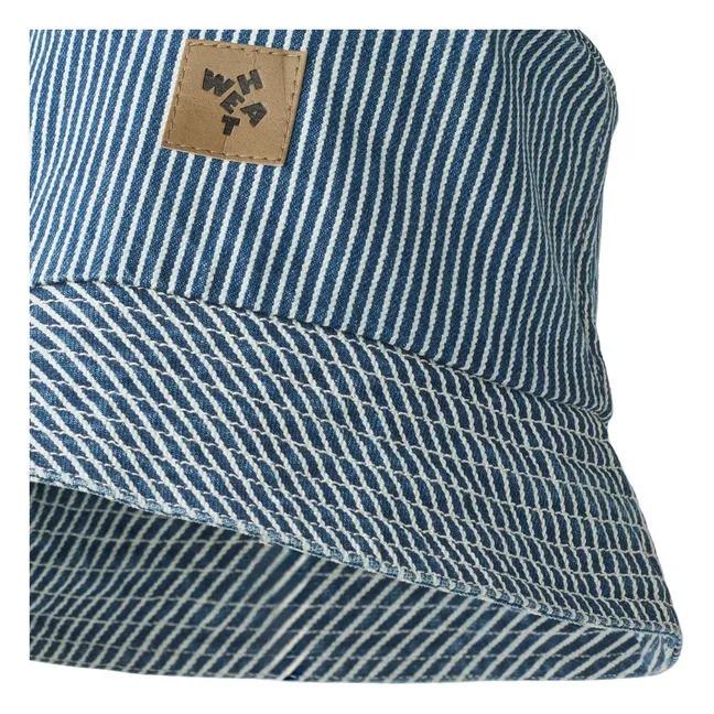 Bob Charlie Rayé Coton Bio | Bleu