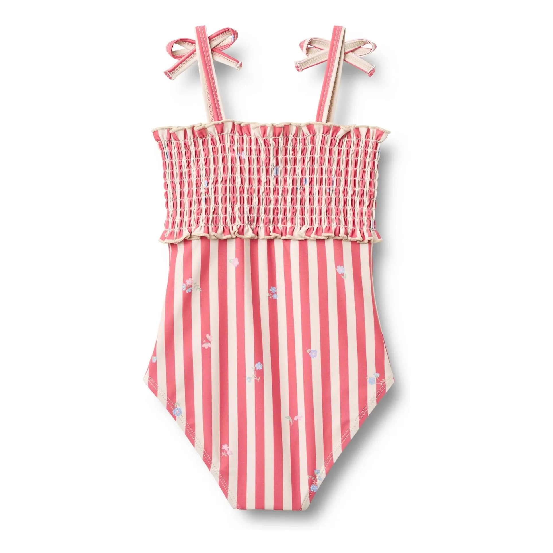 Maillot de Bain Selma Rayé Fibres Recyclées | Rouge- Image produit n°4