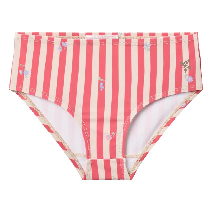 Bañador de rayas Carla Fibras recicladas | Rojo- Imagen del producto n°4