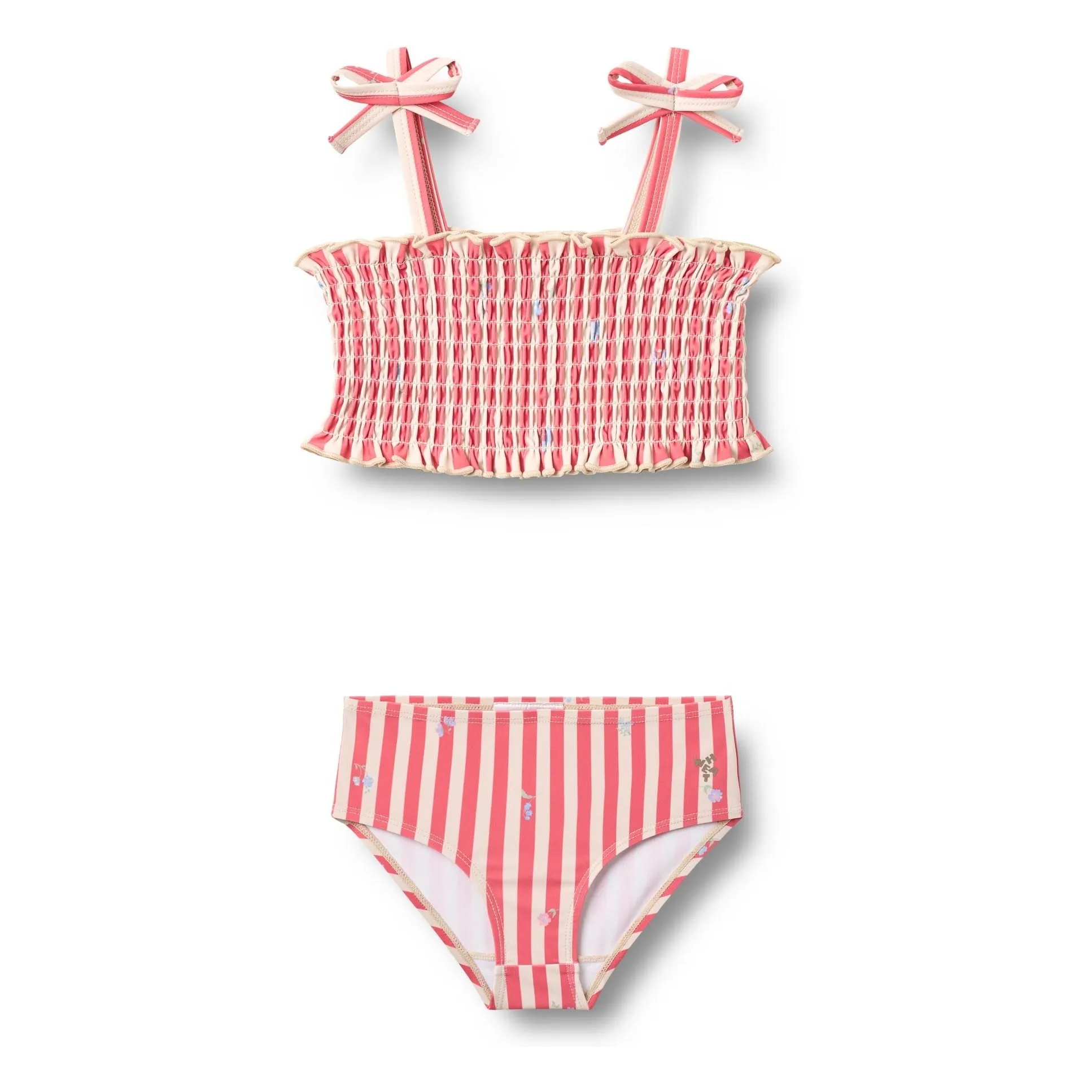 Wheat Red Carla Swimsuit Striped Recycled Fibers