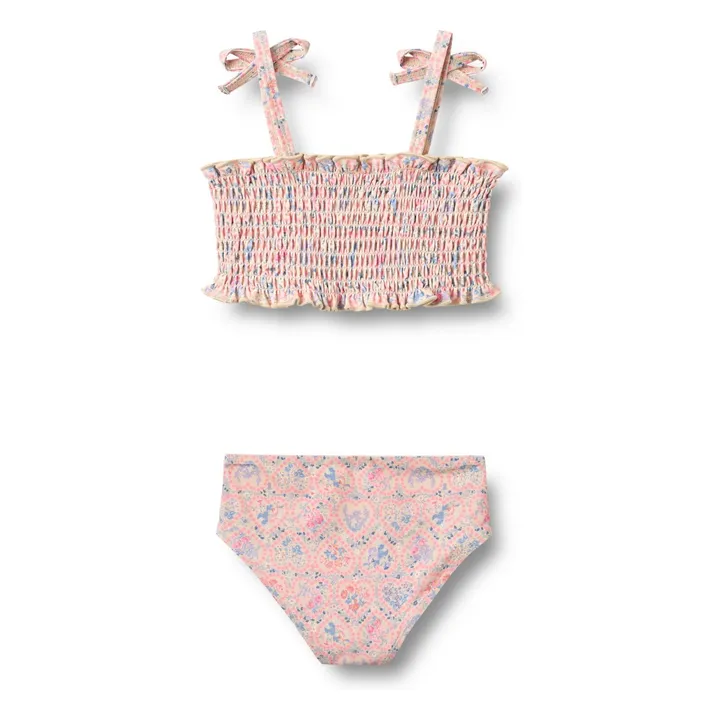 Bañador Carla Fleuri Fibras recicladas | Rosa Pálido- Imagen del producto n°1
