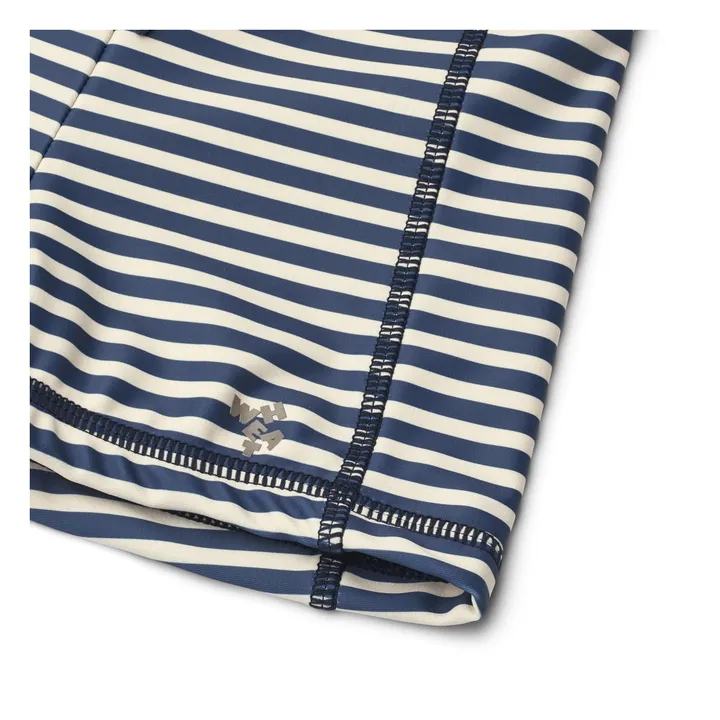 Bañador Ulrik de rayas de fibra reciclada | Azul oscuro- Imagen del producto n°3