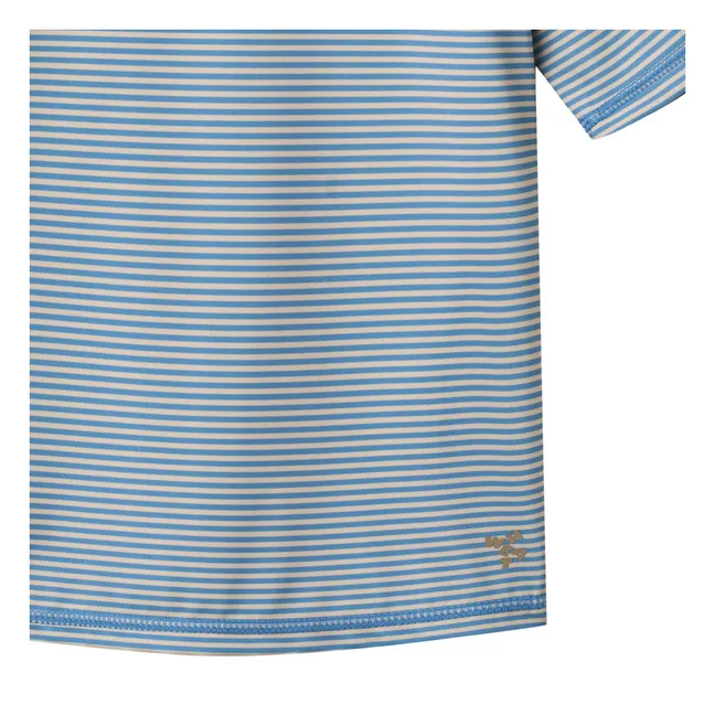 Jackie Striped UV-Resistant Bathing T-Shirt Recycled Fibers | Light Blue