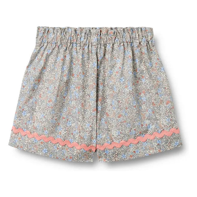Lace Silja Fleuri Organic Cotton Shorts | Pale blue