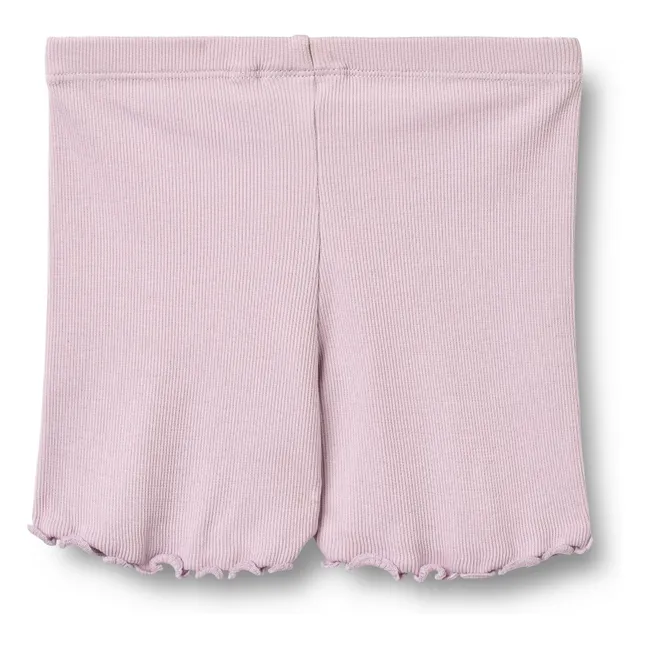 Shorts Sine Gerippt Bio-Baumwolle | Lavendel