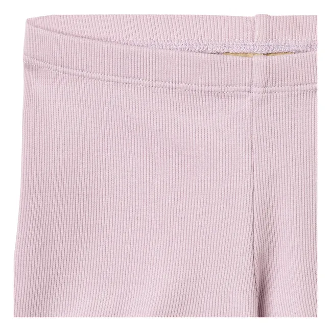 Shorts Sine Gerippt Bio-Baumwolle | Lavendel