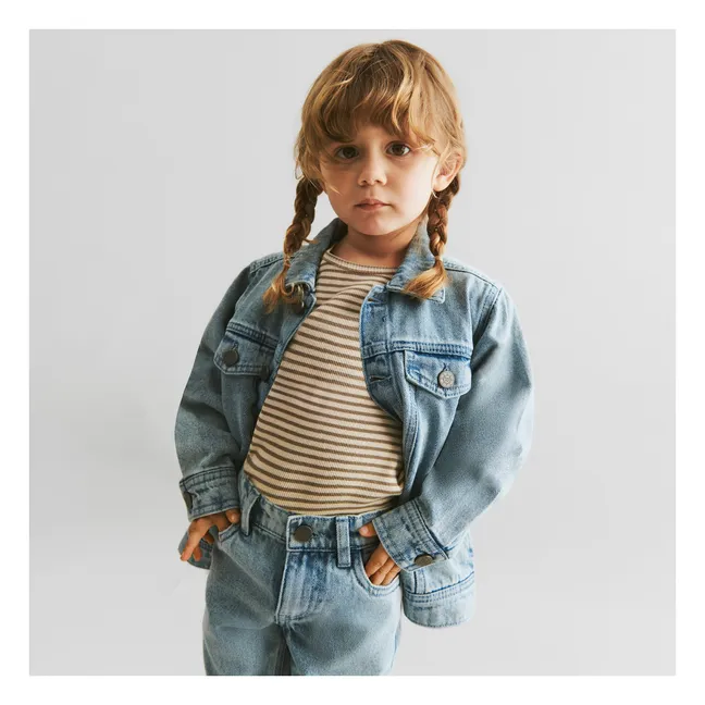 Jean Liane Coton Bio | Bleu Clair