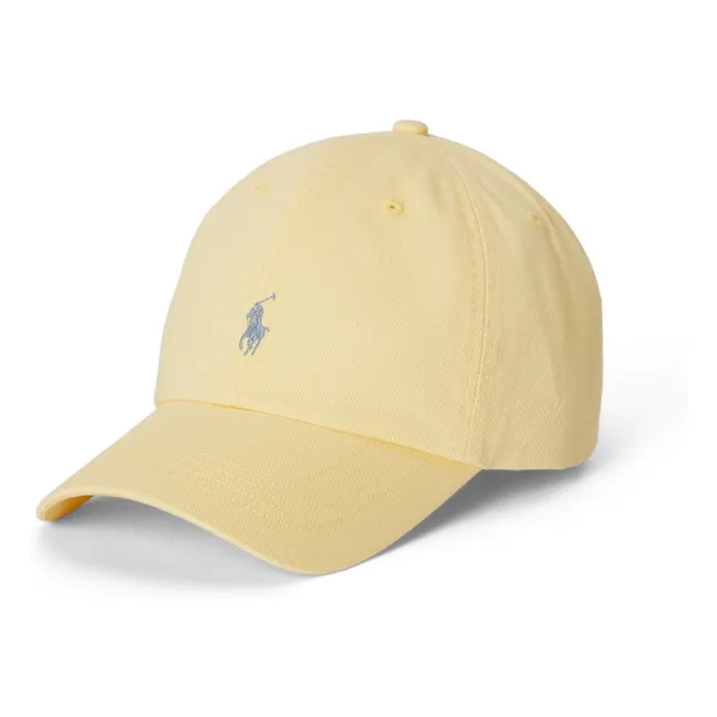 Gorra con logotipo | Amarillo palo
