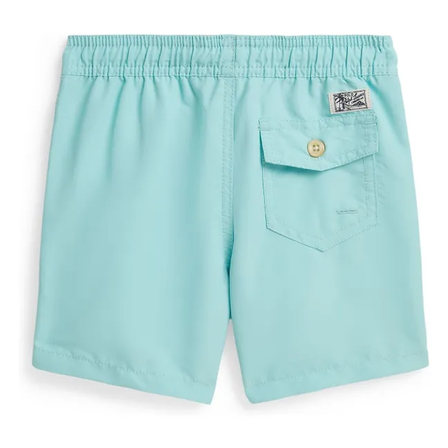 Short de Bain Logo | Bleu Clair