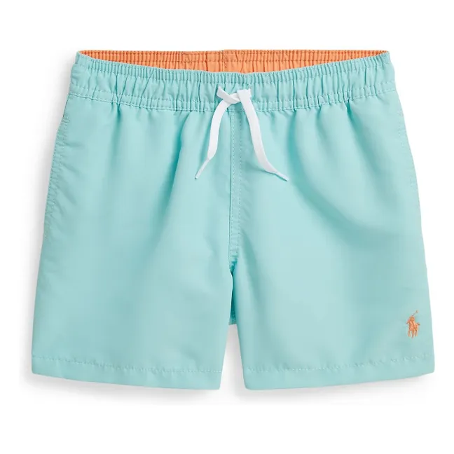 Short de Bain Logo | Bleu Clair