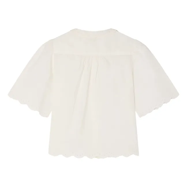 Blusa Lizea de algodón orgánico | Crema