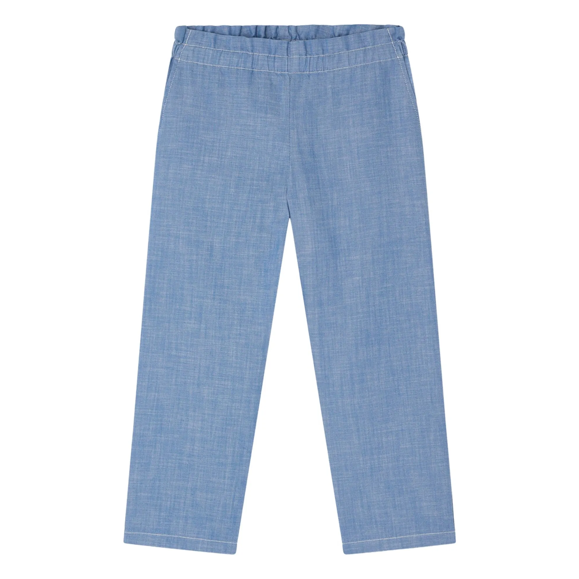 Bonpoint Girls Blue July Organic Cotton Pants