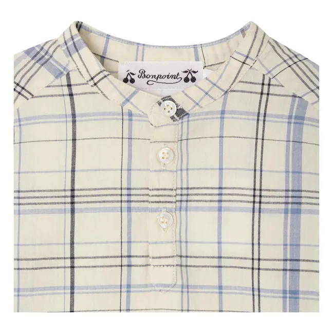 Chemise Cesari Carreaux | Ecru