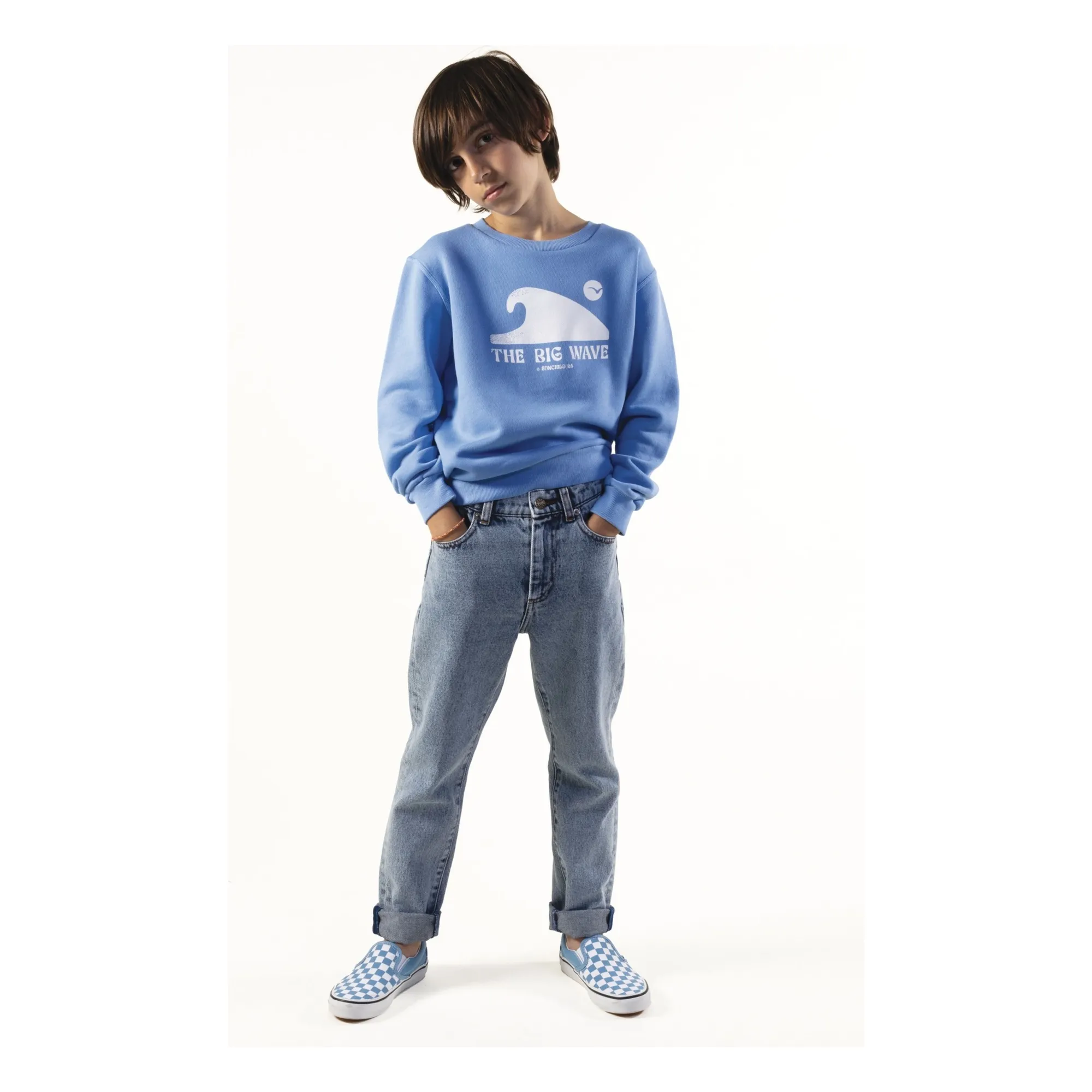 Sweat Bigwave | Bleu azur- Image produit n°1