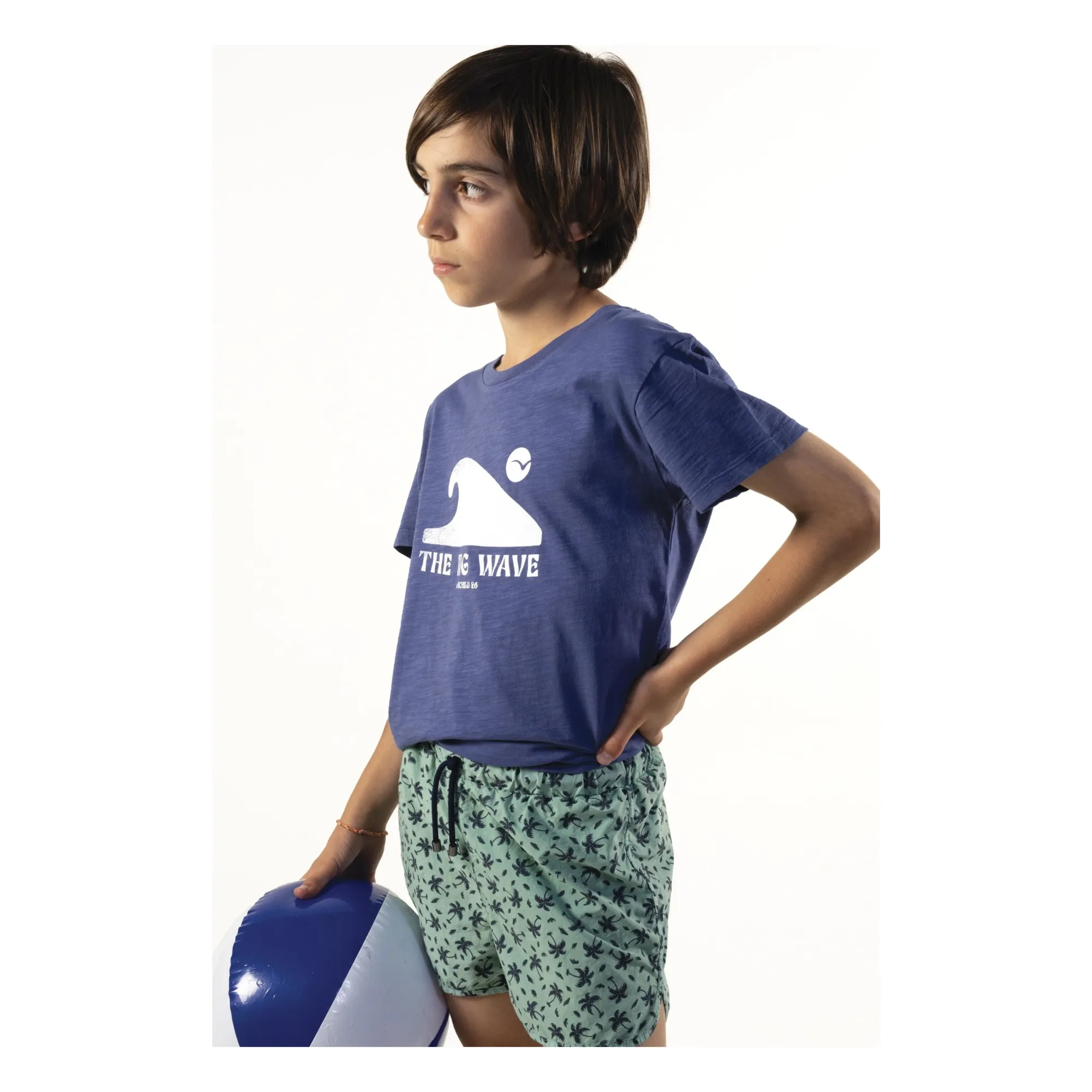T-shirt Bigwave | Bleu foncé- Image produit n°1