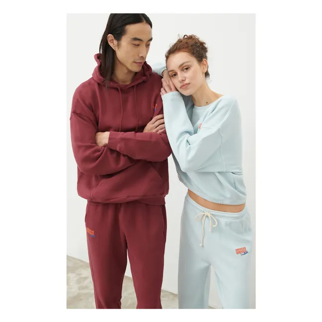 Collaboration American Vintage X Smallable - Sweat Izubird | Bleu ciel