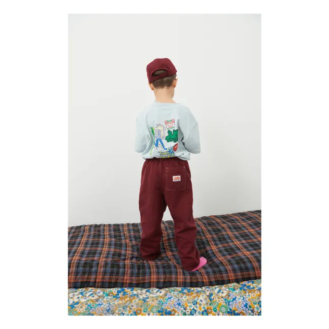 Collaboration American Vintage X Smallable - T-shirt Ykobow | Bleu pâle