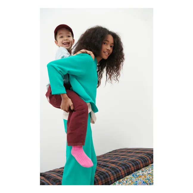 Collaboration American Vintage X Smallable - Jogger Izubird | Turquoise