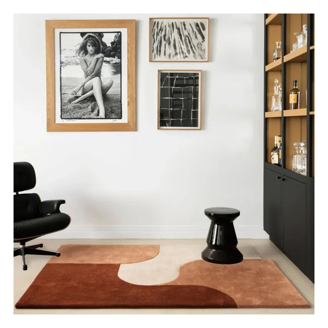 Tapis en laine Dune | Cuivre