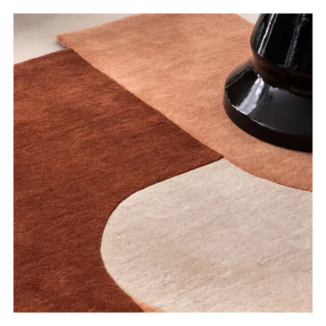 Tapis en laine Dune | Cuivre