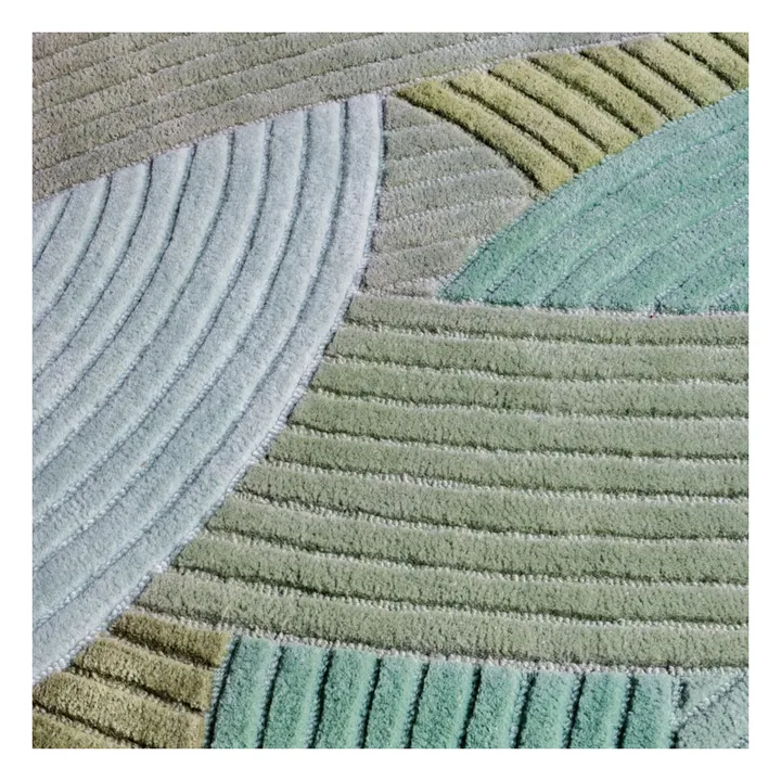 Tapis en laine Canopée | Vert- Image produit n°4