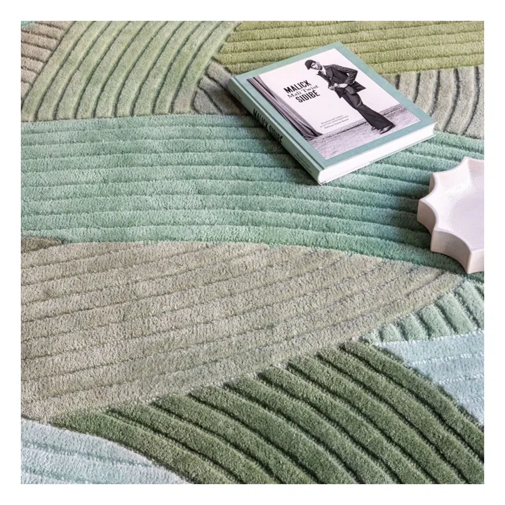 Tapis en laine Canopée | Vert- Image produit n°3