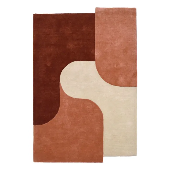 Tapis en laine Dune | Cuivre