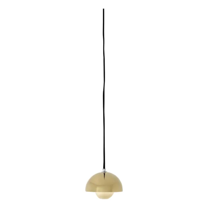 Suspension Flowerpot VP10, Verner Panton | Doré- Image produit n°1
