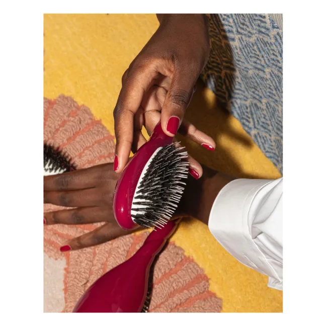 La Petite Brosse L'Indispensable N°02 - Pflege und Entwirrung   | Kirschrot