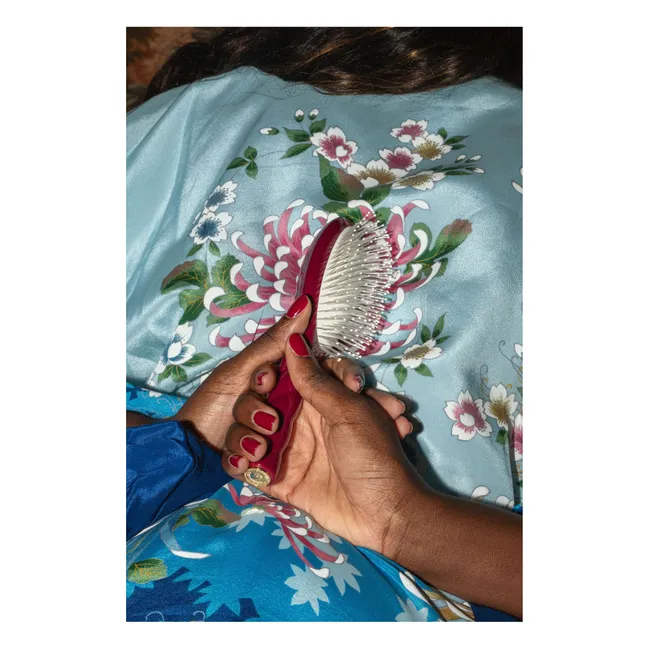 Brosse La Miracle N°4 - Démêlante et Stimulante  | Rouge cerise