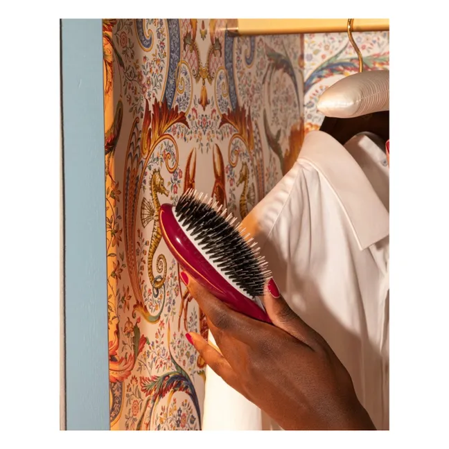 Brush L'Indispensable N°02 - Care and Detangling   | Cherry red