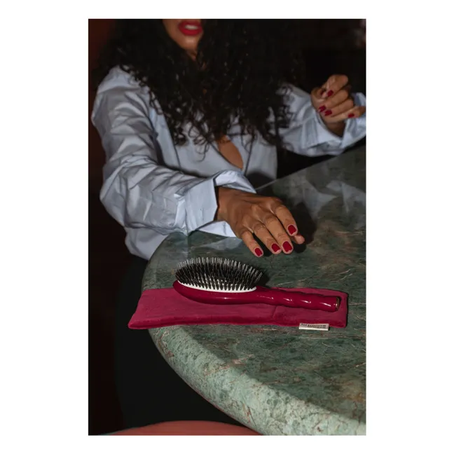 Brush L'Indispensable N°02 - Care and Detangling   | Cherry red
