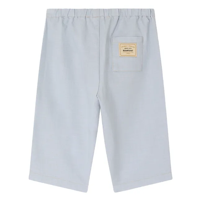 Pantalones Bandy de algodón orgánico | Azul Cielo
