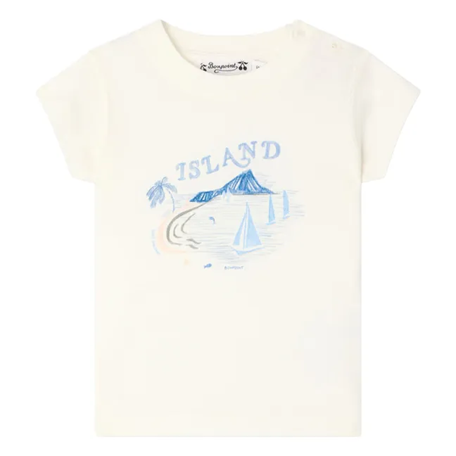 Tom T-shirt Organic cotton | Cream