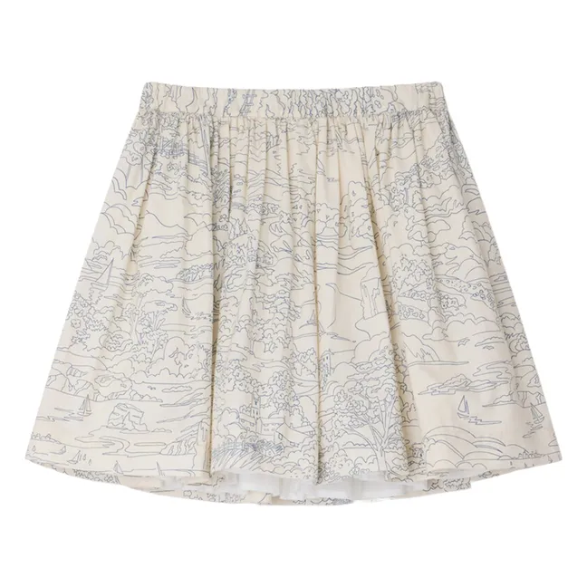 Falda Suzon Paysage Algodón Ecológico | Crudo