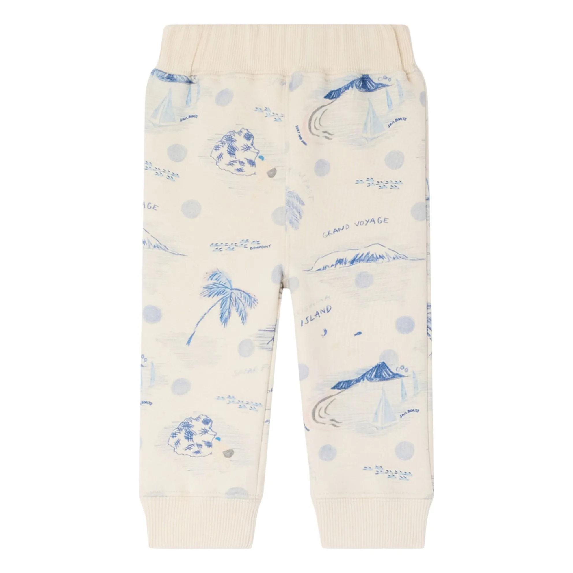 Bonpoint Ecru Bram Ile Organic Cotton Joggers