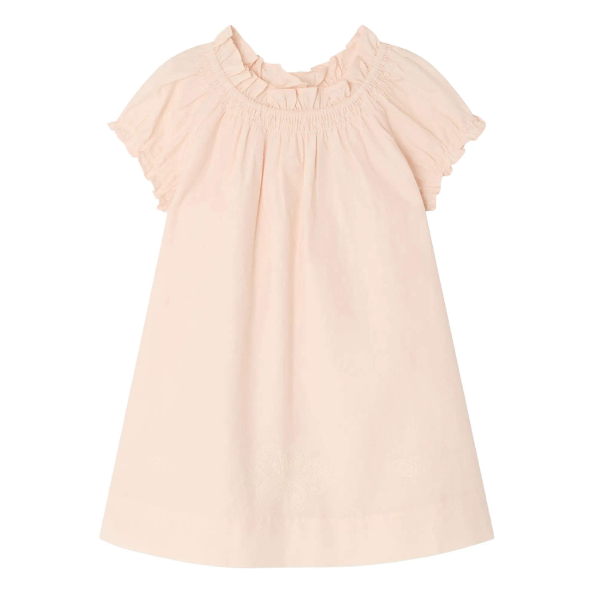 Bonpoint Powder Pink Sidwell Organic Cotton Dress